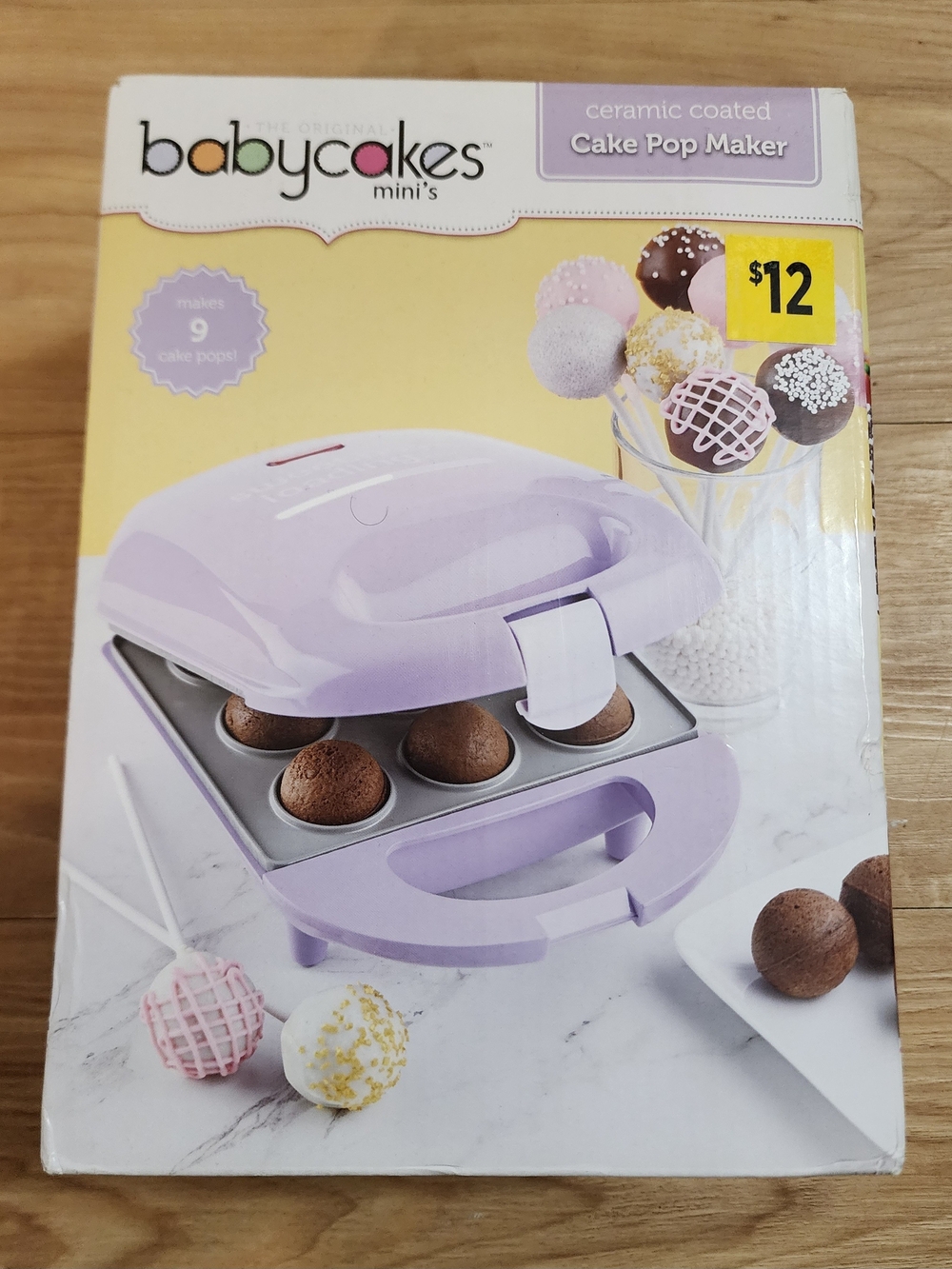 Babycakes Mini Ceramic Cake Pop Maker — Lavender